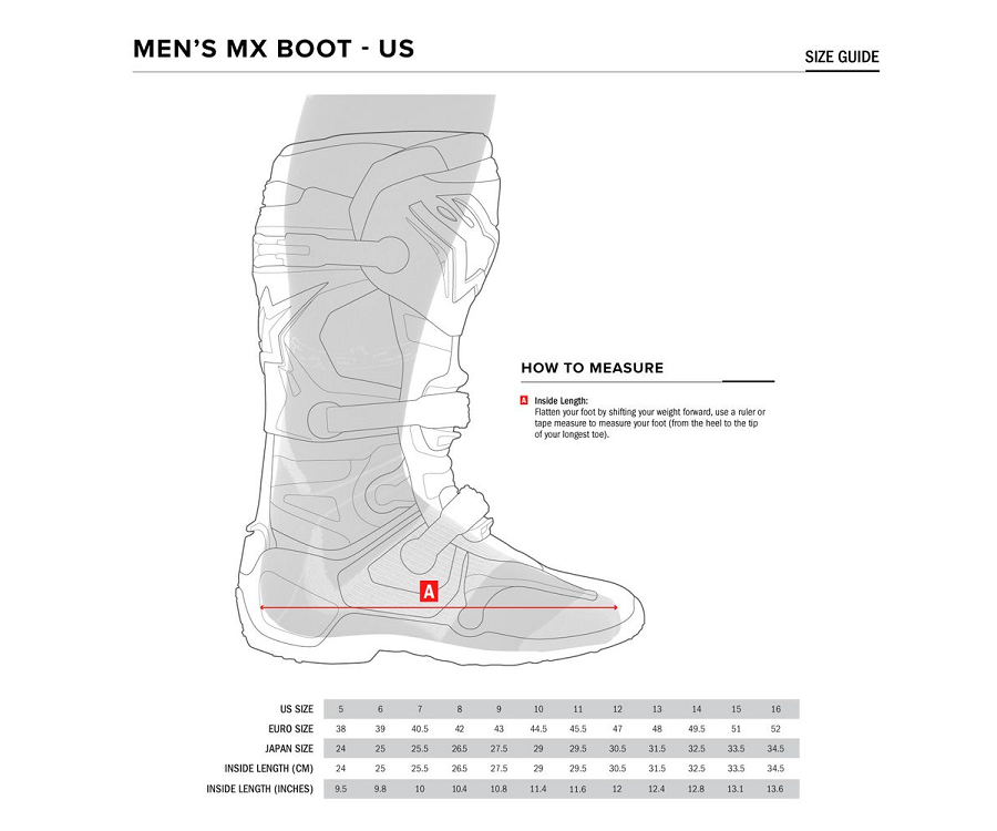 Alpinestars Tech 7 stivali motocross nero bianco