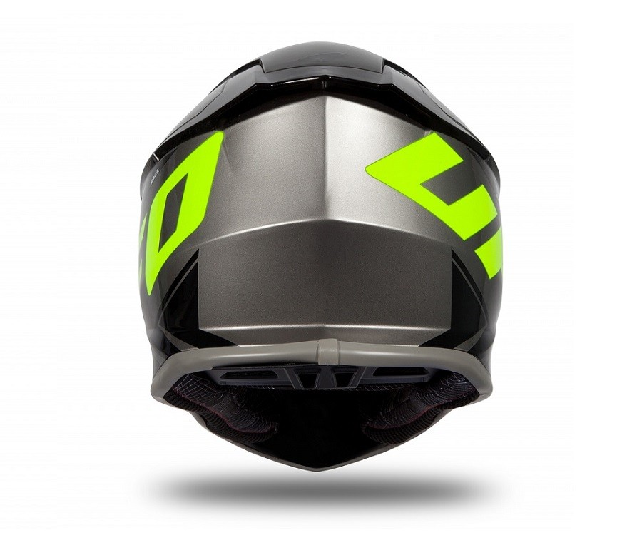 Casco Moto Cross Ufo INTREPID 2024 Nero/Giallo Fluo Matt,Spedizioni  Gratuite da €. 140,00