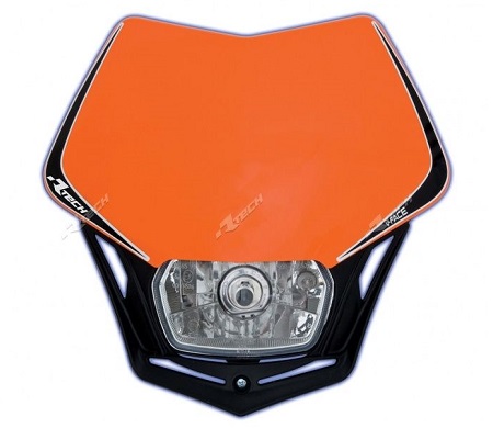 Mascherina portafaro Racetech V-FACE FULL LED