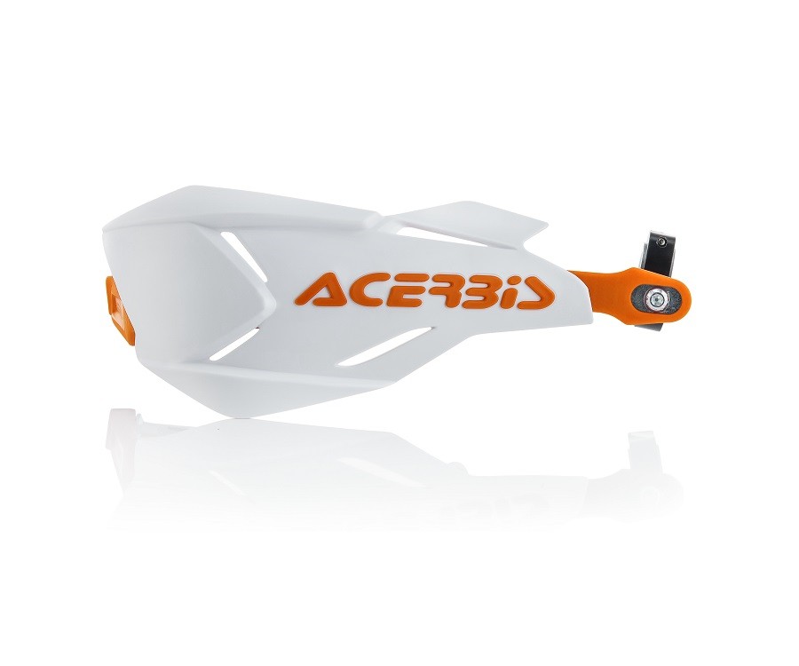 Off Road: PARAMANI ACERBIS X FACTORY ARANCIO BIANCO KIT UNIVERSALE 22 –  28.6 mm