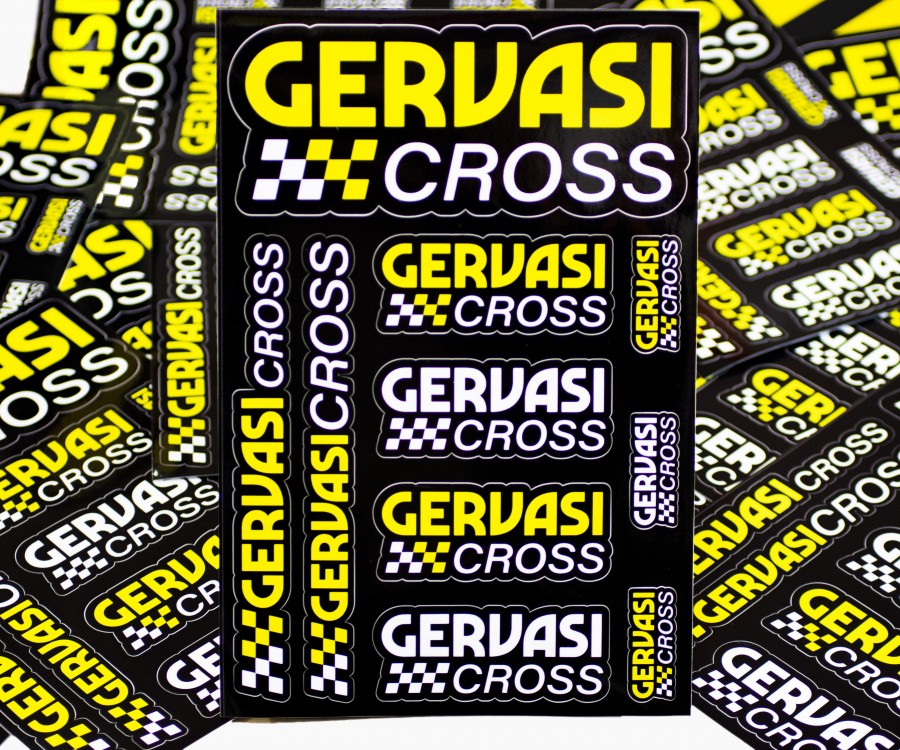 Kit adesivi universali per motocross ed enduro - Gervasi Cross