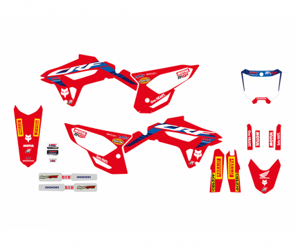 Kit adesivi Replica Team HRC 2023 HONDA CRF 250R / 250RX 2022-2024 HONDA CRF 450R / 450RX 2021-2024