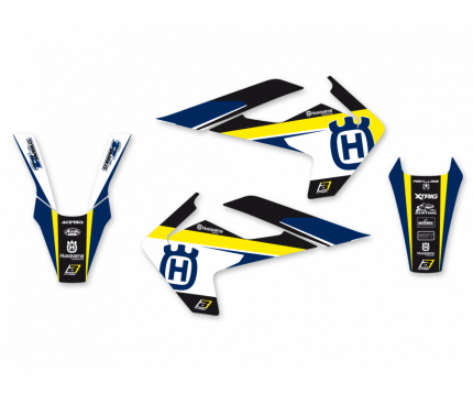 Kit adesivi Dream 4 HUSQVARNA TC 125 2016-2018 HUSQVARNA TC 250 2017-2018 HUSQVARNA FC 250 / 350 / 450 2016-2018 HUSQVARNA TX - TE - FE 125 / 250 / 300 / 350 / 450 / 501 2017-2019