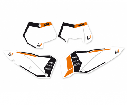 Kit Adesivi KTM Forcellone KTM EXC (08-15), SX-SXF (07-10) Blackbird